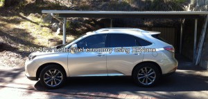Lexus RX350 AWD 20 -30% better fuel economy