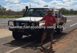 Toyota Landcruiser 30% better fuel economy using XSNano